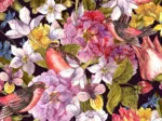Vintage Flowers and Birds