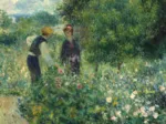 Auguste Renoir : Cueillette de Fleurs, 1875
