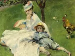 Auguste Renoir : Madame Monet et son Fils, 1874