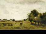 Jean-Baptiste-Camille Corot : Vue près d'Epernon, 1850-1860