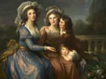 Louise-Élisabeth Vigee le Brun : La Marquise de Pezay et la Marquise de Rougé avec ses fils Alexis e