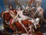 Jacques-Louis David: Mars désarmé par Vénus, 1824