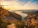 Collection Régions de France - Coucher du soleil sur les Gorges du Verdon