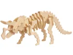 Puzzle 3D en Bois - Triceratops