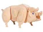 Puzzle 3D en Bois - Paul le Cochon