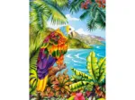 Perroquet dans la Jungle - Puzzle Neon