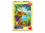 Perroquet dans la Jungle - Puzzle Neon
