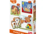 3 Puzzles - Animaux