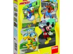 4 Jigsaw Puzzles - Mickey Mouse in the City