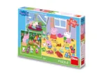 3 Puzzles - Peppa Pig en Vacances