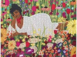FEMME DANS LES FLEURS