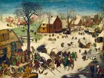 Pieter Bruegel the Elder - The Census at Bethlehem, 1566