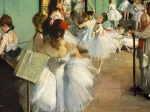 Degas - The Dance Class, 1874
