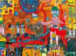 Hundertwasser - The 30 Days Fax Painting, 1996