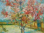 Vincent Van Gogh - Pink Peach Trees (Souvenir de Mauve), 1888