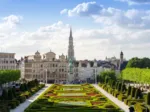 Jardin du mont des arts, Bruxelles, Belgique