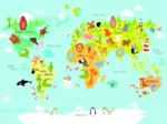 World Map for Kids