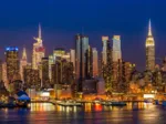 New York Skyline by Night