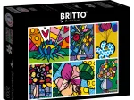Romero Britto - Collage: Flowers