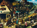 Pieter Bruegel - Proverbes Flamands, 1559, 1559