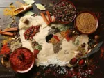 World Map in Spices