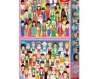 2 Puzzles - Filles d'Europe et Filles d'Asie