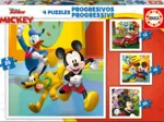 4 Puzzles Progressifs - Mickey & Friends