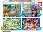 4 Puzzles Multi - Classiques Disney