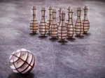 Puzzle 3D en Bois - Mini Bowling