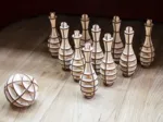 Puzzle 3D en Bois - Mini Bowling