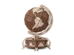 Puzzle 3D en Bois - Globe Marron