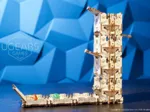 Puzzle 3D en Bois - Modular Dice Tower