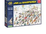 JAN VAN HAASTEREN - DESCENTE EFFRENÉE DE LA MONTAGNE  (1000 PIECES)