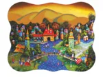 Puzzle en Bois - L'hiver Approche