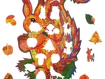Puzzle en Bois - L'Ecureuil Touffu