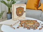 Puzzle en Bois - Le Lion Majestueux
