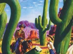 Cactus Country - American Airlines Poster Mini