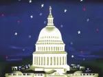 The Capitol - American Airlines Poster Mini