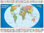 Pièces XXL - National Geographic - The World Kids Map