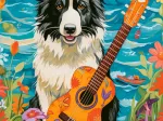 Chien, Guitare et Mer