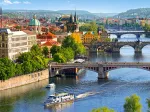Vue des Ponts de Prague