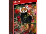 Panda Roux Assis sur une Branche