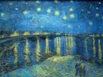 Vincent Van Gogh : Nuit Étoilée sur le Rhône