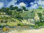 Vincent Van Gogh : Chaumières à Cordeville