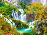 Cascades de Plitvice en Automne