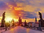 Charles Bridge at Sunset, Prague