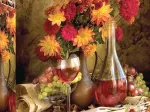 Dahlias and Wine