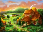 Cottage at Dusk