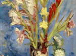 Vincent Van Gogh : Vase aux Glaïeuls et Asters Chinois
