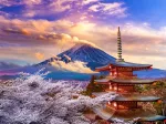 Mont Fuji au Printemps, Japon